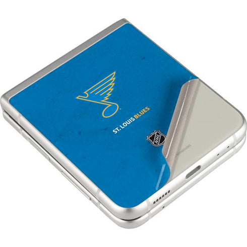 NHL St. Louis Blues Distressed Galaxy Z Flip3 5G Skin